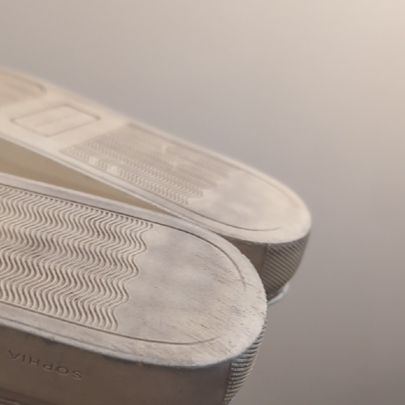 Sophia Webster Leather White Flowers Slip-on Sneakers - Picture 6 of 11